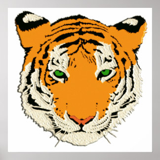 PÔSTER TIGER HEAD