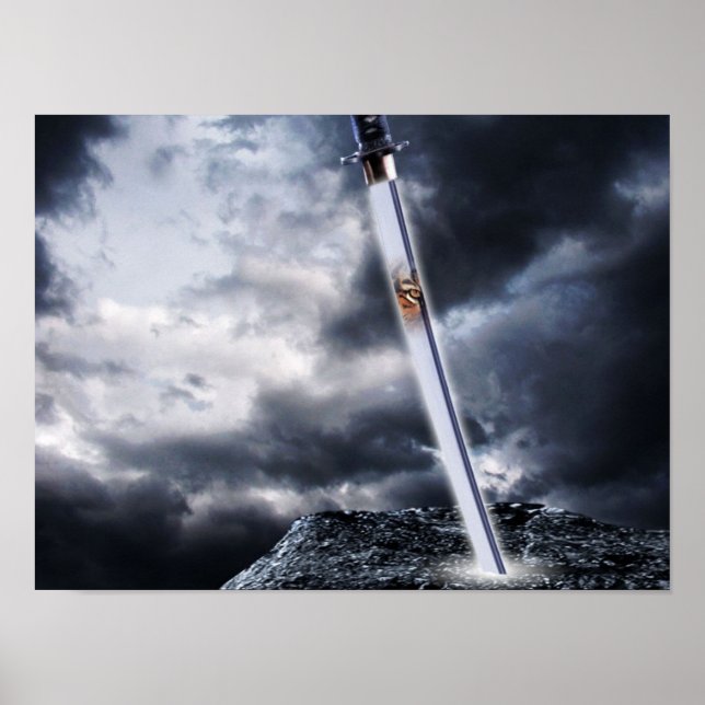 Poster Tiger Katana (Frente)