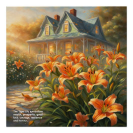 Pôster Tiger Lily Symbolism