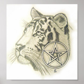 Pôster Tiger Pentacle