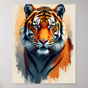 Poster Tiger Portrait