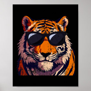 Poster Tiger Sungles Figurume de Aniversário Pajama Zoo M