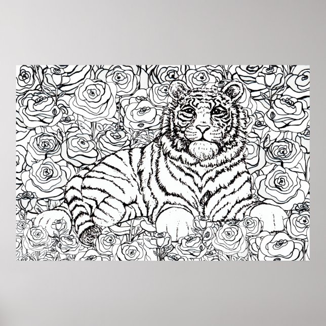 Poster Tiger Wisdom (Frente)