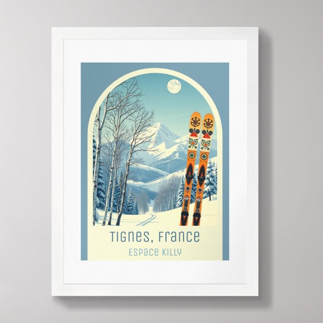 Poster Tignes France Espace Killy ski (Criador carregado)