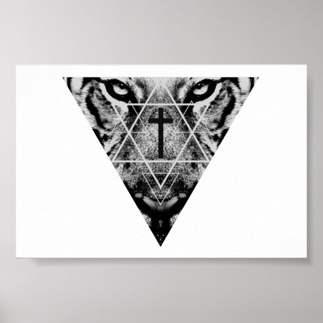 Pôster tigre (Frente)