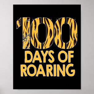 Poster Tigre 100 Dias Dirigindo 100º Dia Da Escola