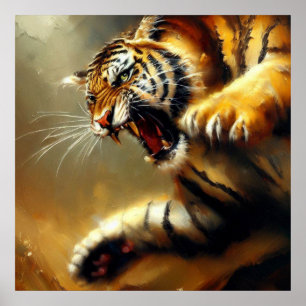 Poster Tigre (12) Gato Selvagem