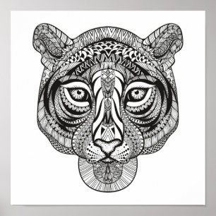 Poster Tigre 2 do estilo