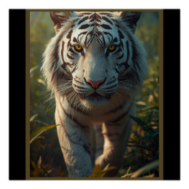 Pôster Tigre branco