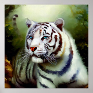 Poster Tigre Branco Chinês (22)