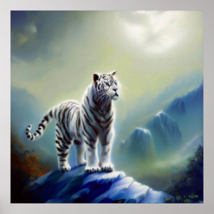 Poster Tigre branco chinês (24)