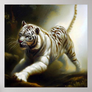 Poster Tigre branco chinês (34)