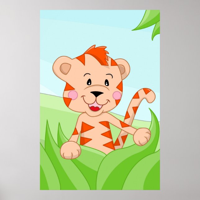 Pôster Tigre da África (Frente)