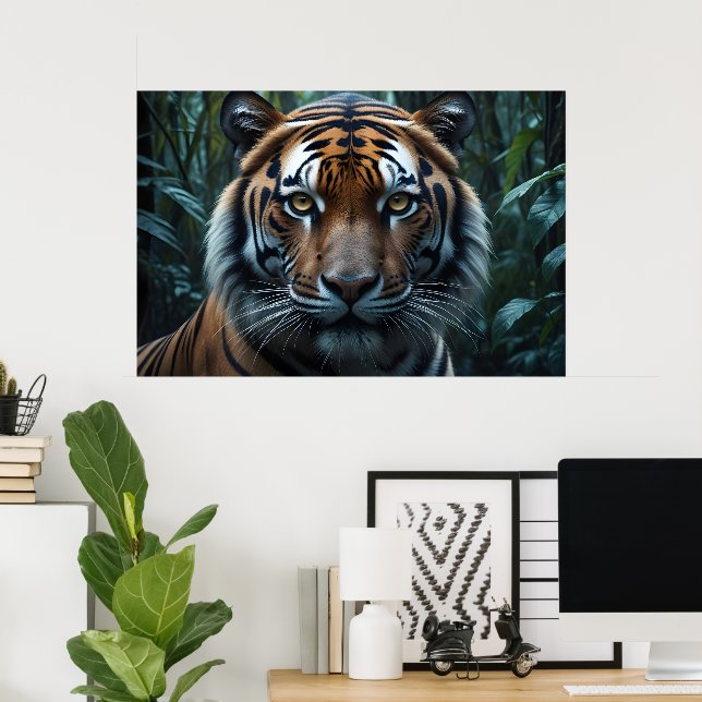 Poster Tigre da Selva (Escritório em casa)