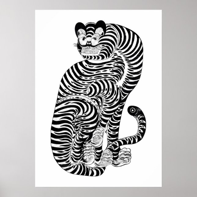 Poster Tigre de talismã venenoso (Frente)