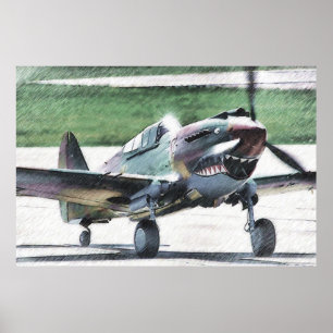 Pôster Tigre do vôo - AVG