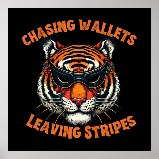 Poster Tigre ladrão (Frente)