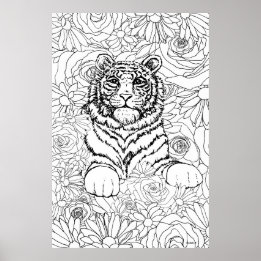 Poster Tigre Sábio