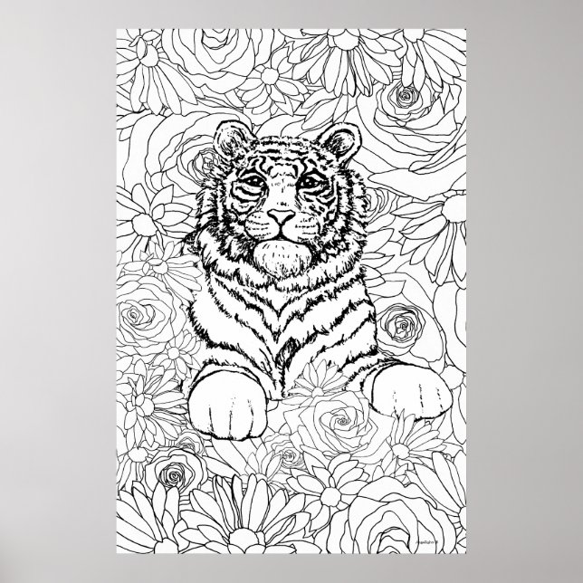 Poster Tigre Sábio (Frente)