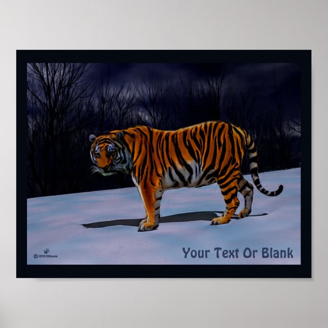 Poster Tigre Siberiano (Frente)