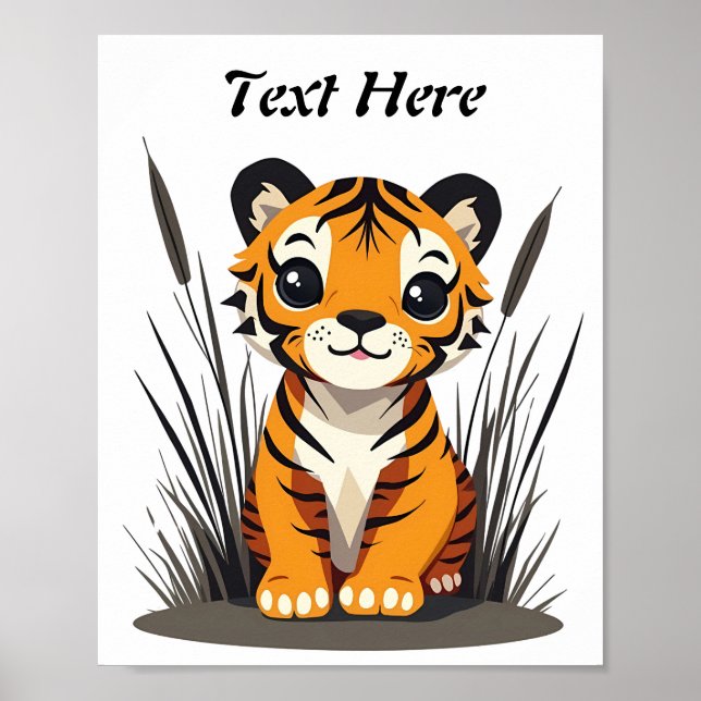 Poster Tigre siberiano (Frente)