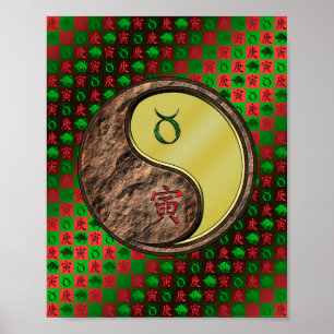 Poster Tigre Taurus & Metal