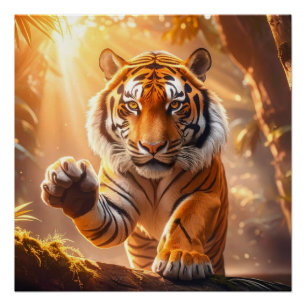 Pôster Tigre - Tigre do Ouro