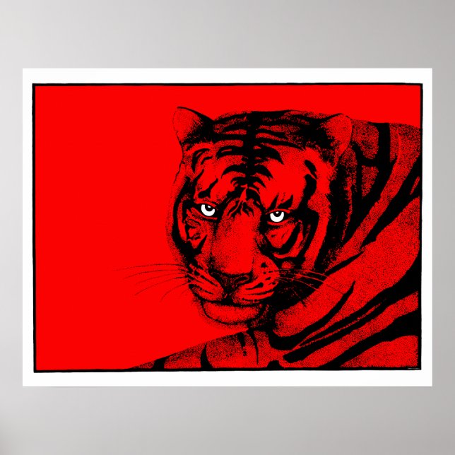PÔSTER TIGRE VERMELHA (Frente)