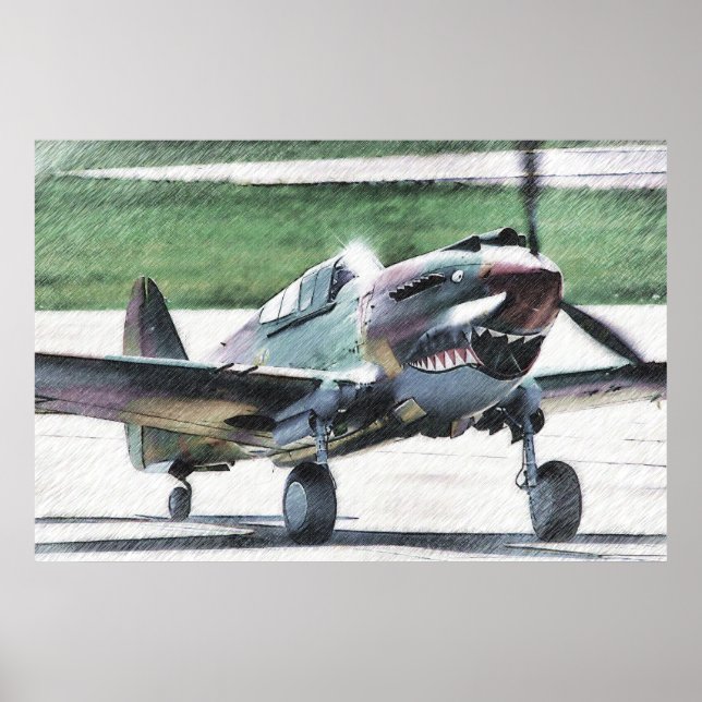 Pôster Tigre voador - AVG (Frente)