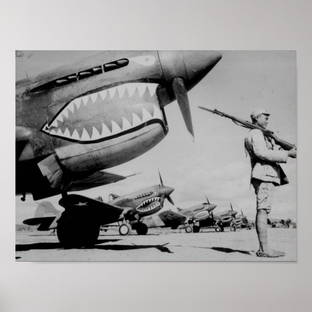 Poster Tigres Voadores (Frente)