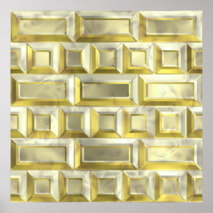Poster Tijolo Dourado
