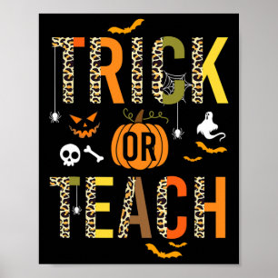 Poster Tijolo Leopardo Ou Ensino De Ensino De Halloween Q