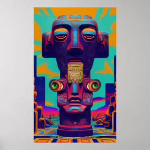 Poster Tiki à direita ou Não Tiki em Tudo