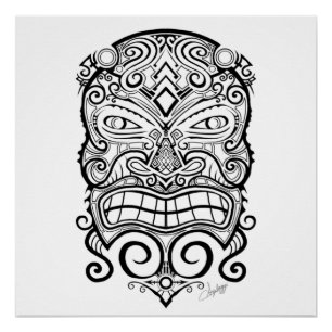 Pôster Tiki Mask