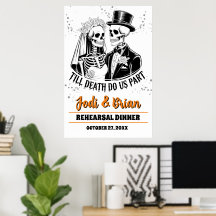 Till Death Do Us Part Halloween Wedding Hanging