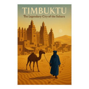 Pôster TIMBUKTU – A Cidade Lendária do Saara”