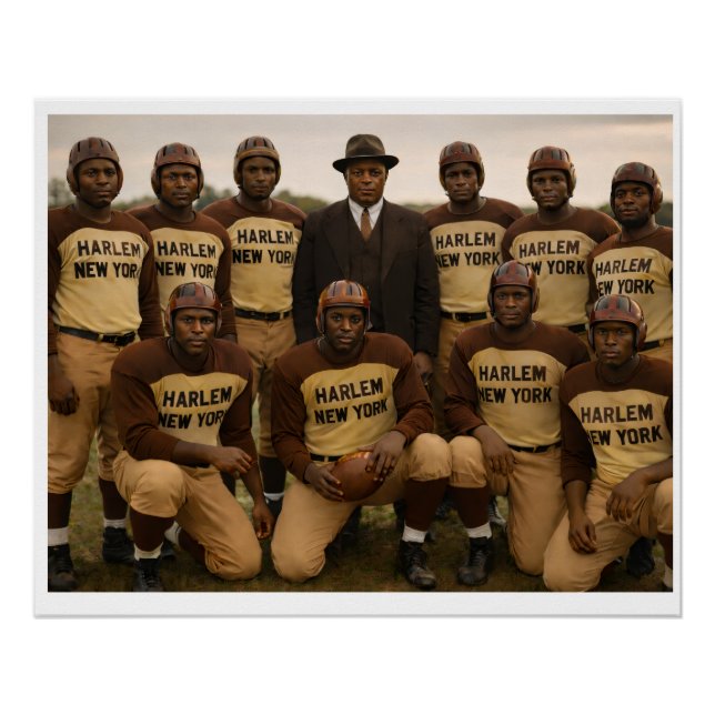 Pôster Time de Futebol New York Brown Bombers (Frente)
