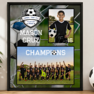 Poster Time de Futebol | Parceiro de Memória de Foto