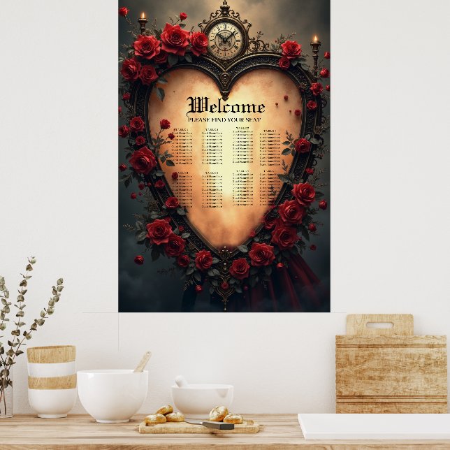 Poster Timeless Love –Victorian Gothic Wedding Collection (Cozinha)