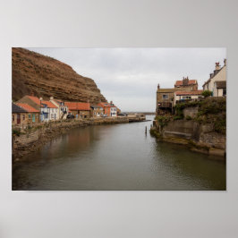 Poster Timeless Staithes: Where the Beck Meets the Sea