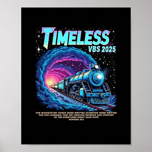 Poster Timeless We Through Patience Christian Summer Vbs  (Frente)