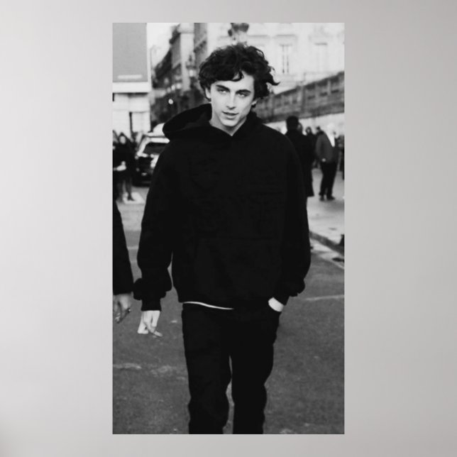 Poster timothee chalamet andando (Frente)