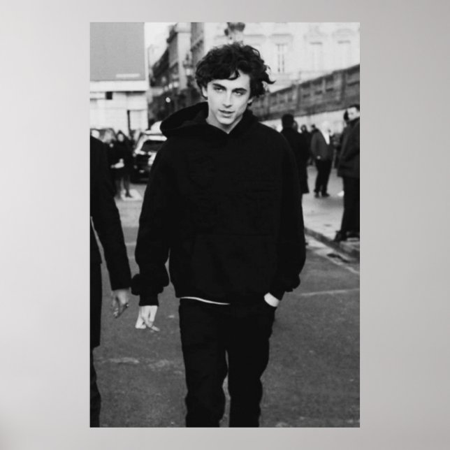 Poster timothee chalamet andando (Frente)