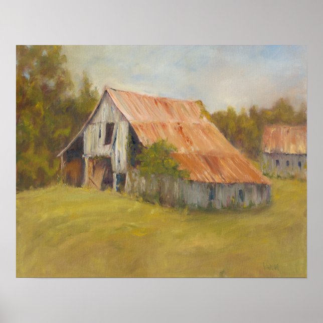 Poster Tin Roof Barn (Frente)