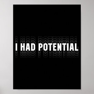 Poster Tinha potencial humor engraçado professor de físic