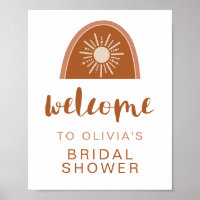TINLEY Boho Terracotta Sun Rainbow Bridal Shower