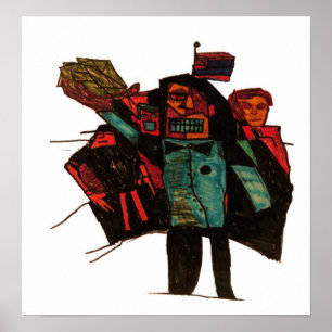 Pôster tinta criptográfica