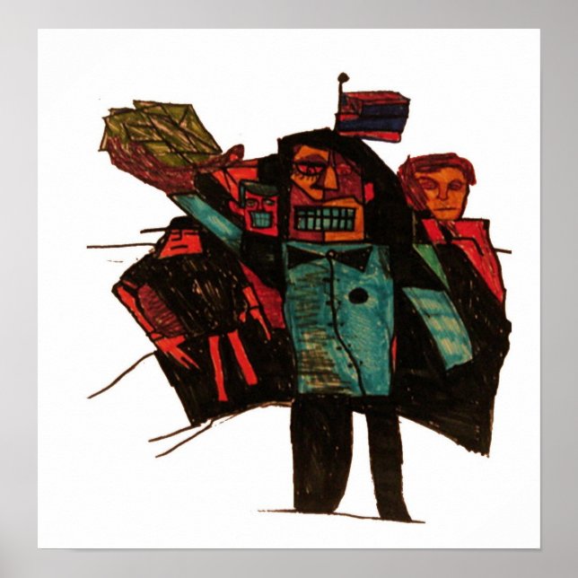 Pôster tinta criptográfica (Frente)