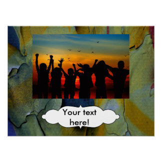 Pôster Tinta de descasque