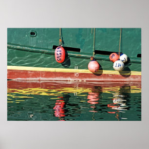 Pôster Tinta Em Números Em Aquarelas.